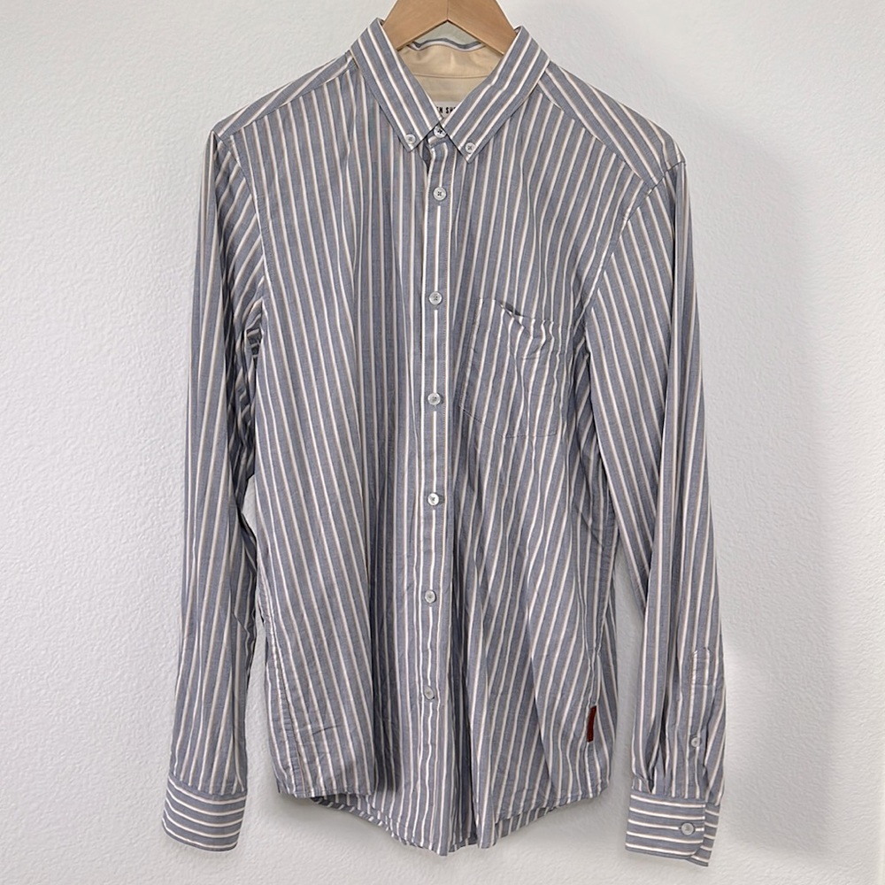 Ben Sherman Casual Striped Dress Shirt, Size M, never worn